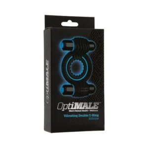 OptiMALE – Vibrating Double C-Ring Black