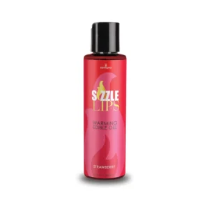 Sensuva Sizzle Lips Warming Edible Gel Strawberry 4.2 oz.